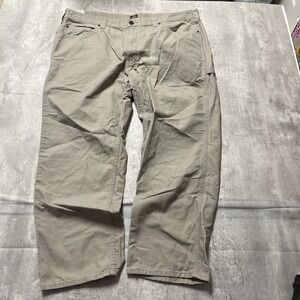 Ridgecut Toughwear Pant Men 44x30 Gray Cotton Straight Workwear Utility Stretch